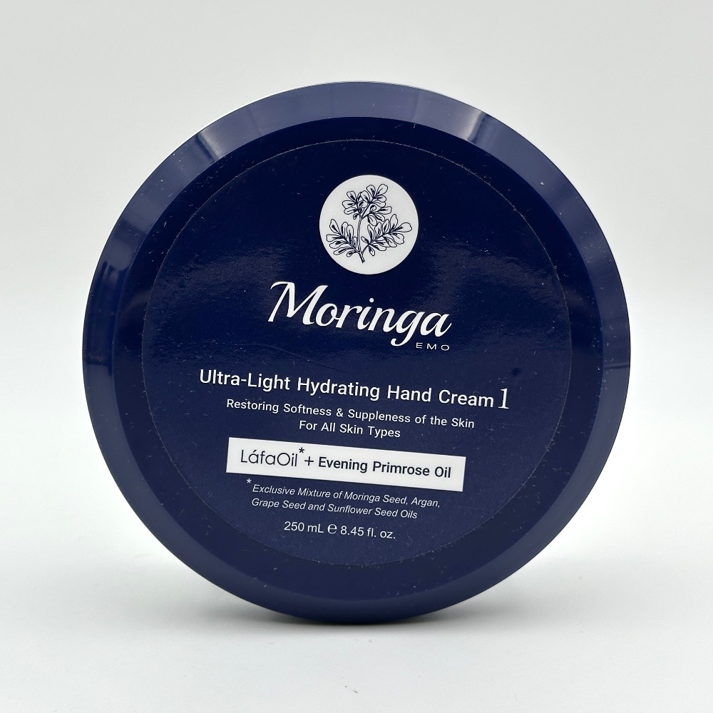 کرم دست فوق سبک و آبرسان مورینگا مناسب انواع پوست (250ML)
