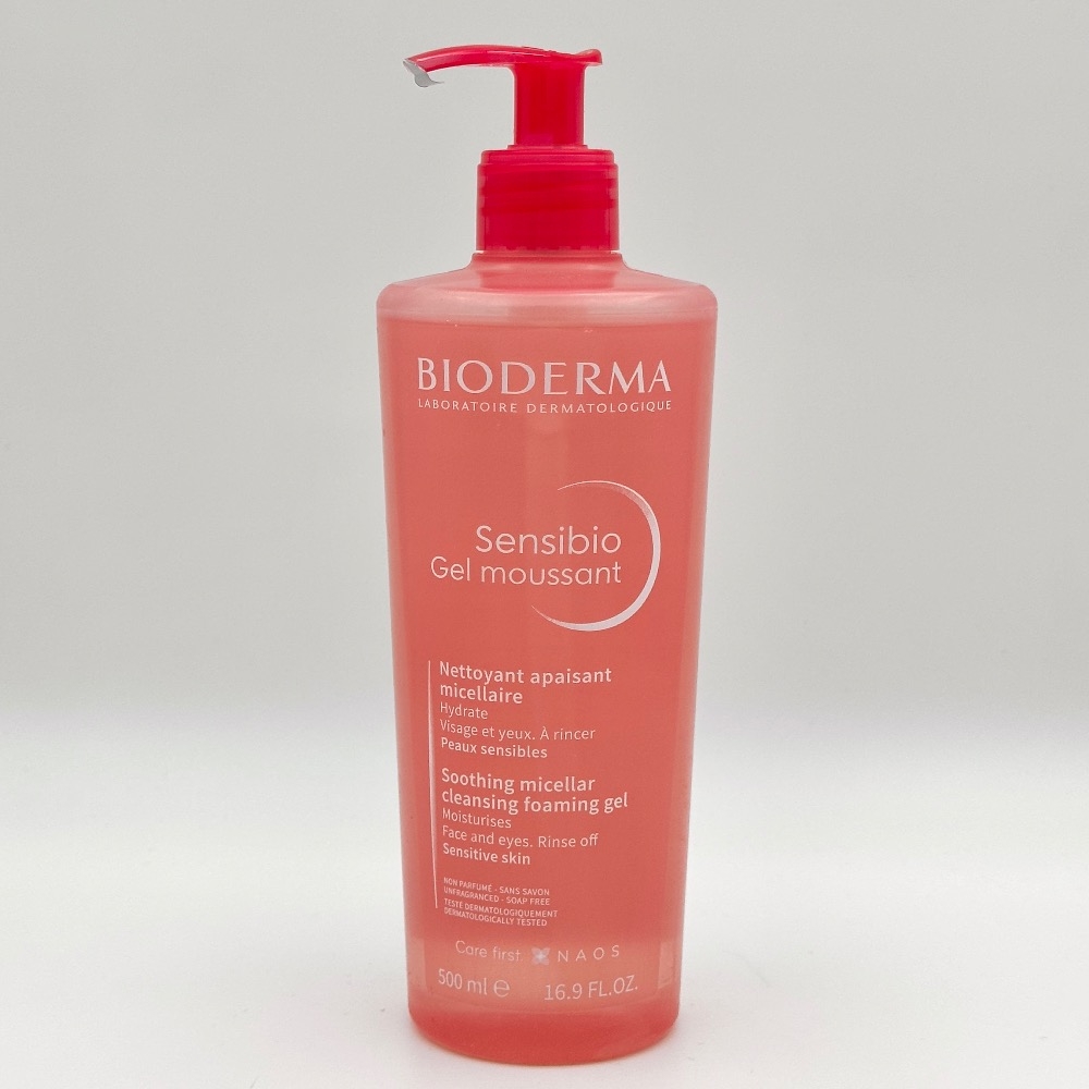 ژل شستشوی صورت سنسیبو بایودرما مناسب پوست حساس و خشک (500ML)