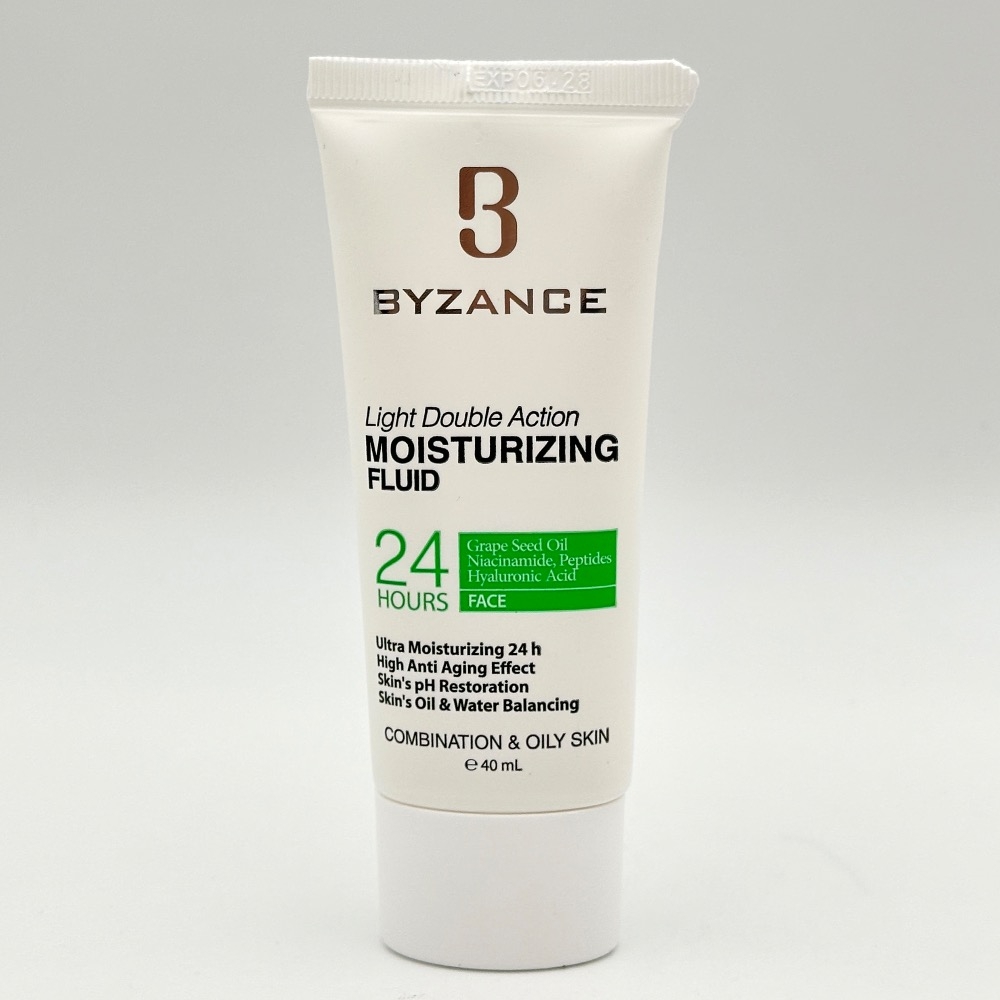 فلوئید مرطوب کننده و آبرسان بیزانس مناسب پوست چرب و مختلط
