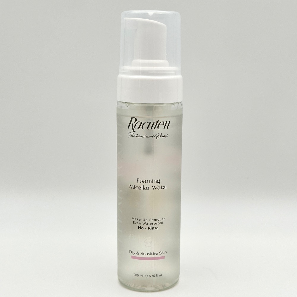 فوم میسلار پاک کننده آرایش صورت و چشم راکوتن مناسب پوست خشک و حساس (بدون آبکشی)