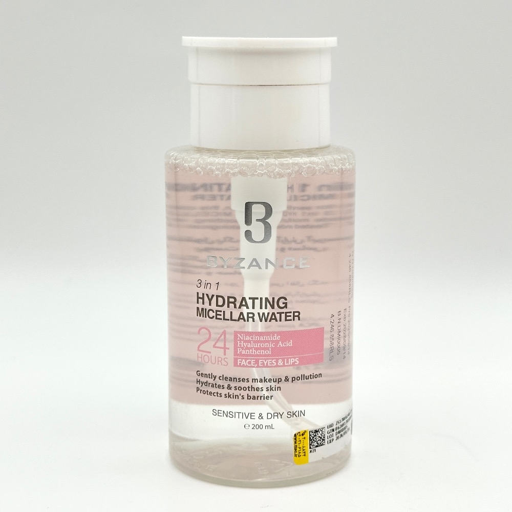 محلول پاک کننده آرایش 3 در 1 بیزانس مناسب پوست خشک و حساس