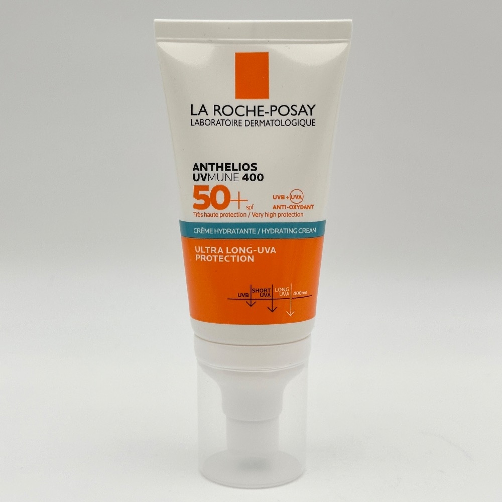 کرم ضد آفتاب و آبرسان بدون رنگ لاروش پوزای SPF50 مناسب پوست خشک و معمولی