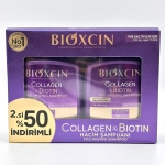 شامپو تقویت کننده مغذی بیوکسین ضدریزش و حاوی کلاژن و بیوتین مناسب انواع مو (300ML)